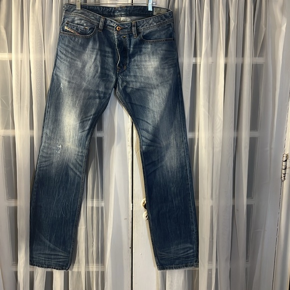 Diesel Safado Regular Slim Straight Leg Jean Men’s 32W/34L Blue Denim - Picture 6 of 14